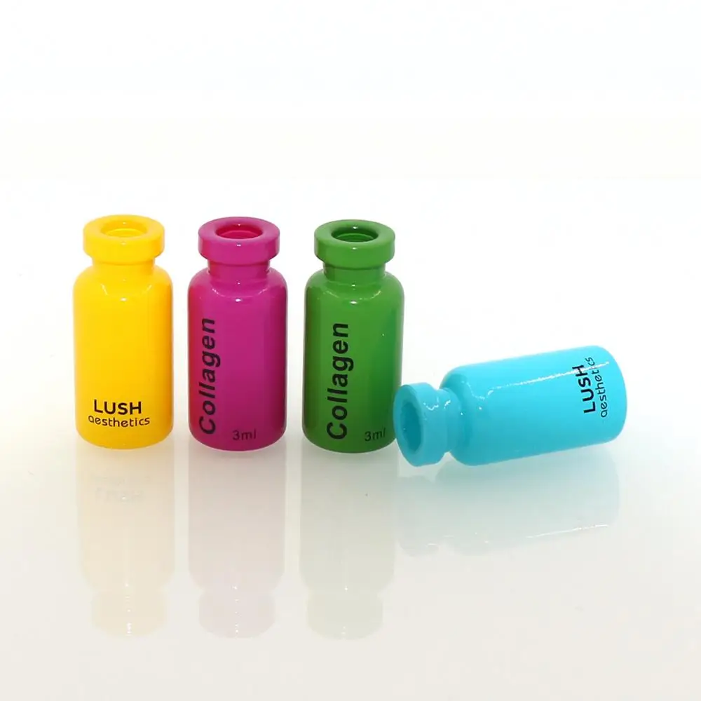 Оптовая продажа стероидные стеклянные флаконы алюминиевая крышка 10 мл медицинские для сыворотки косметическая или медицинская упаковка на заказ