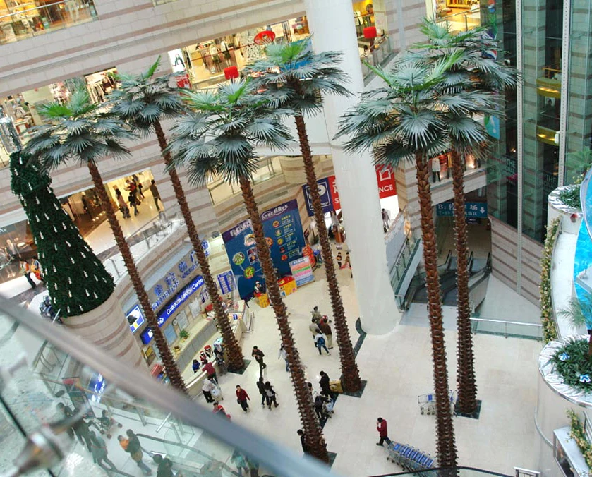 8 Meter Fiberglass artificial tree palm trees price artificial outdoor artificial tree coconut