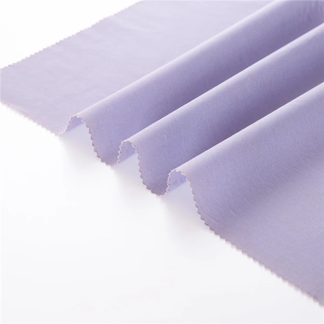 
Modern Design Purple chambray fabric 100% cotton poplin fabric 