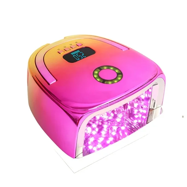 2022 New Rechargeable Nail Lamp 96W 15600mA Wireless Gel Polish Dryer Machine UV Light for Nails Cordless Nail UV LED Lamp