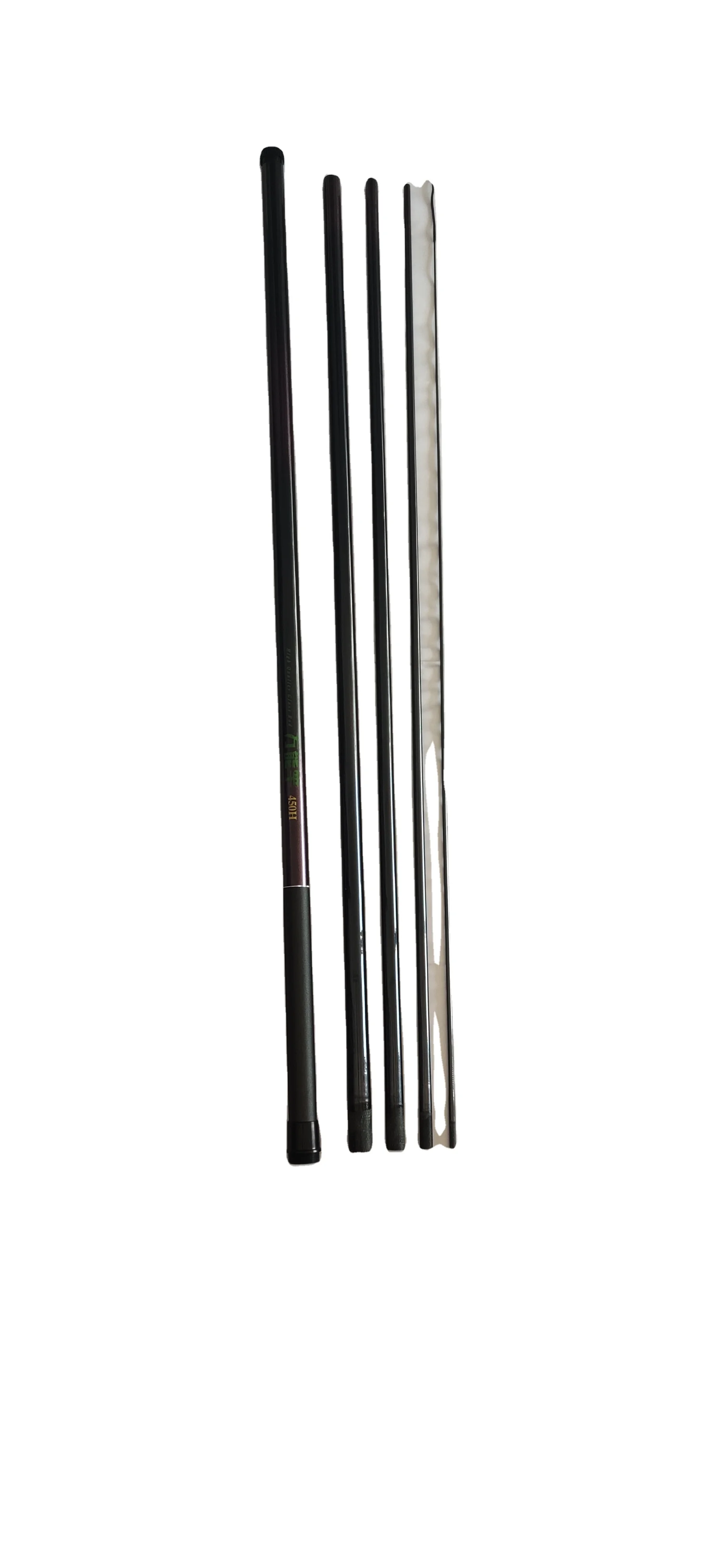High quality fiberglass fishing rod 4.5m hand-held   short section flat stream rod  telescopic  wholesale