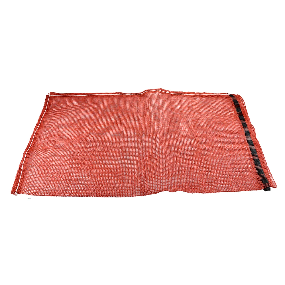 Pure White and Translucence Red Net Mesh Fruit Bag With Potato