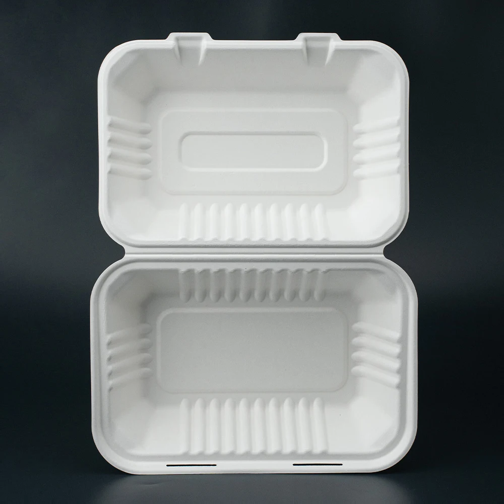 9*6 Bagasse Bowl Sugarcane White Making Machine Customized Degradable Plate Bowl Recycled Paper Food Bagasse