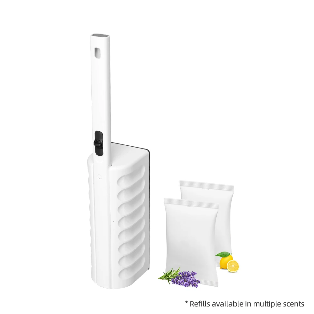 Hot Sale 8 Pcs Refills Disposable Toilet Brush And Holder Set For Bathroom Toilet Cleaning Brush for Bathroom Maintenance