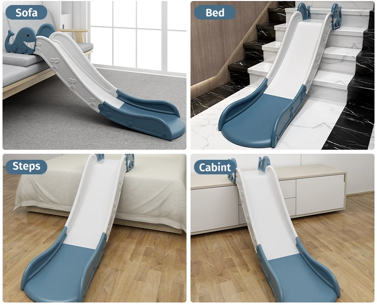 MIGO Bear Small Space Household Baby Single Slide Eco Friendly Convenient Plastic Attractive Indoor Sofa Slides For Kids