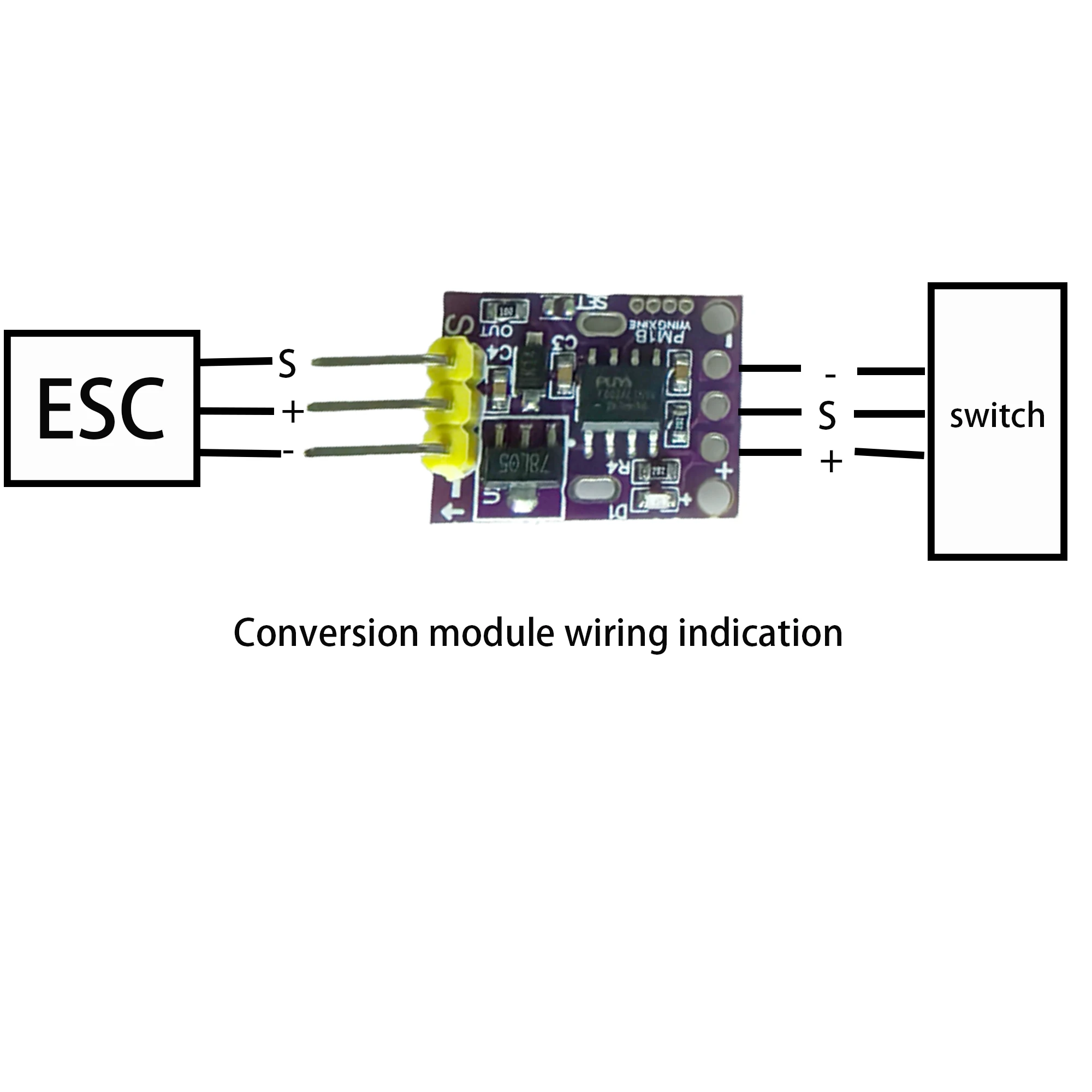 QX-MOTOR 50mm/64mm/70mm violent fan assembly accessories, matched with brushless motor, 1KW controller and switch components