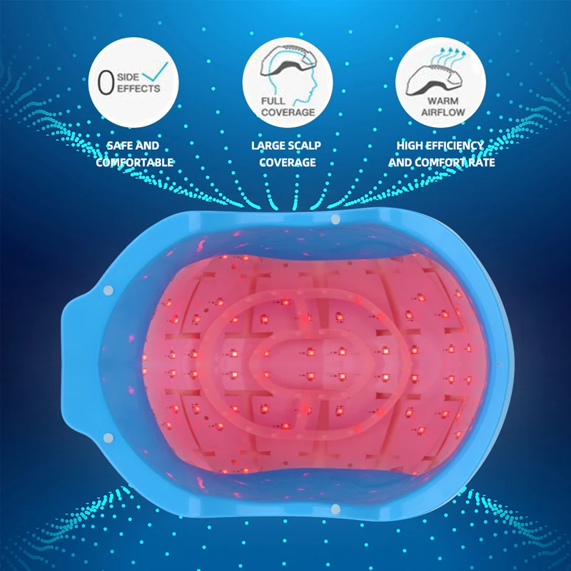 Portable led 80 diodes laser Red Light hair growth laser hair regrowth Therapy helmet hair loss treatment machine