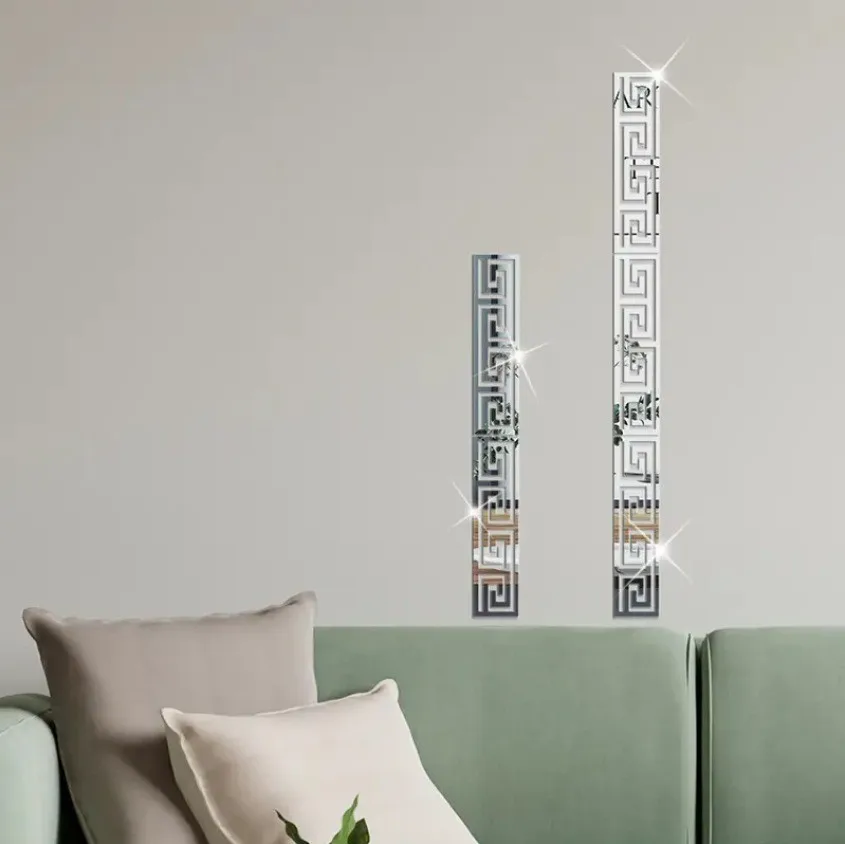 Wholesale Acrylic Wall Sticker Home Room Bedroom Decoration Self-adhesive DIY 3D Wallpaper For Home Decor