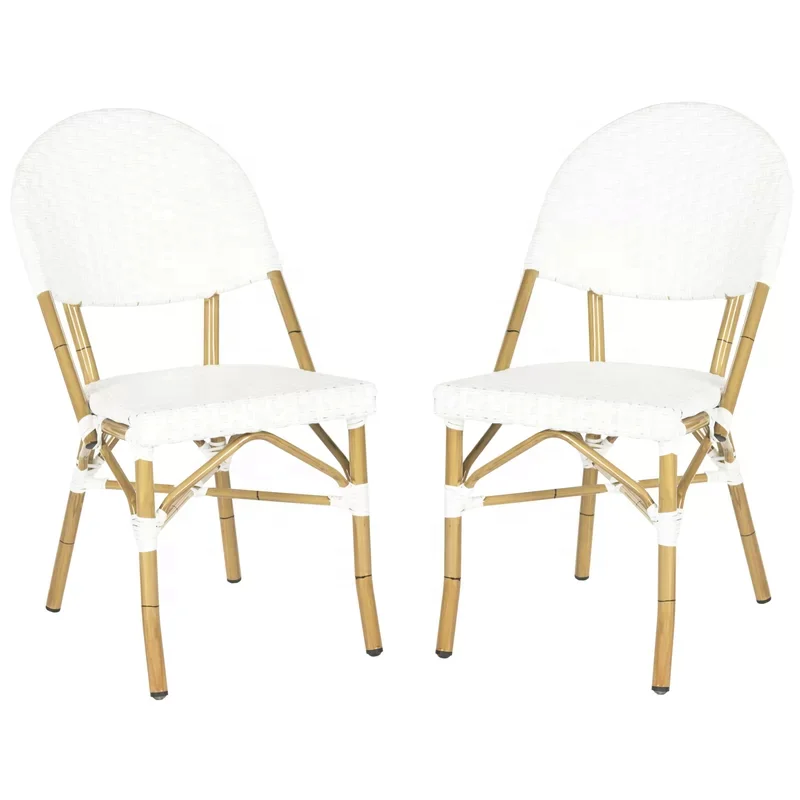 Rattan outdoor French Style Bistro Chair  used for restaurant