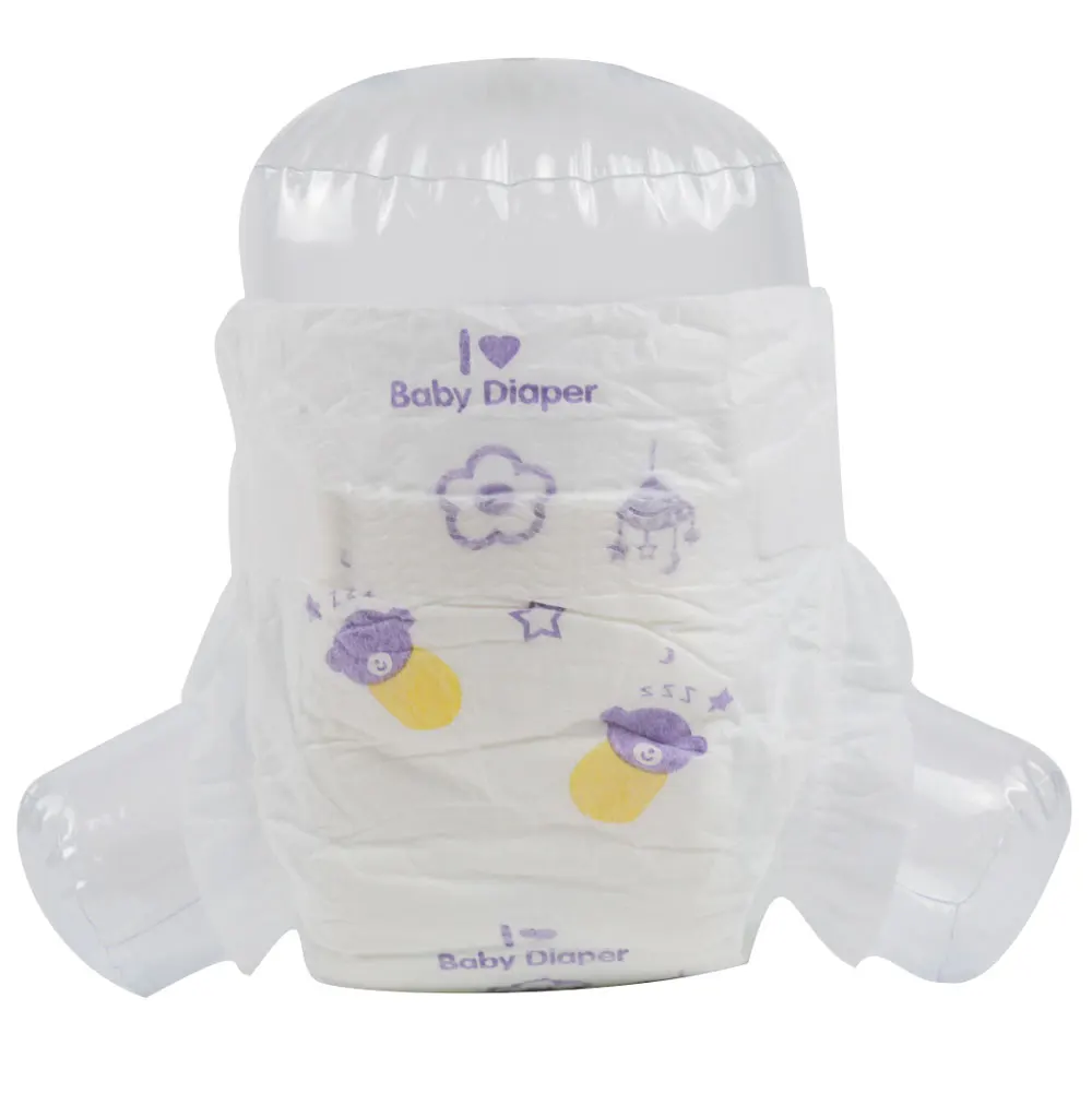 
New arrival cheap best nice colored disposable baby diapers raw materials for diaper making 