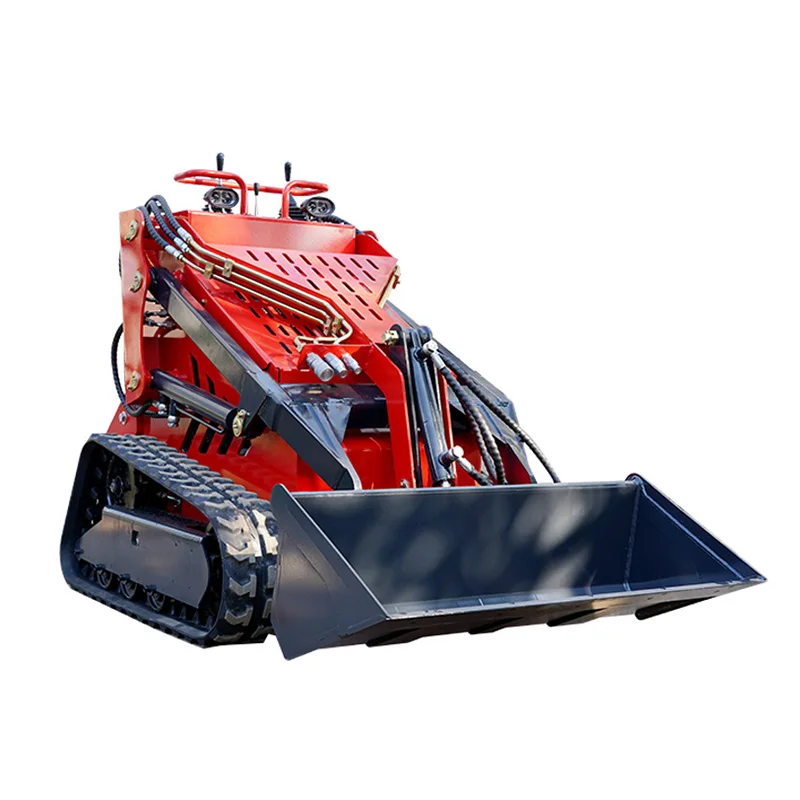 China Skid Steer Track Loader Trencher Skid Steer Loader With Auger Drillr