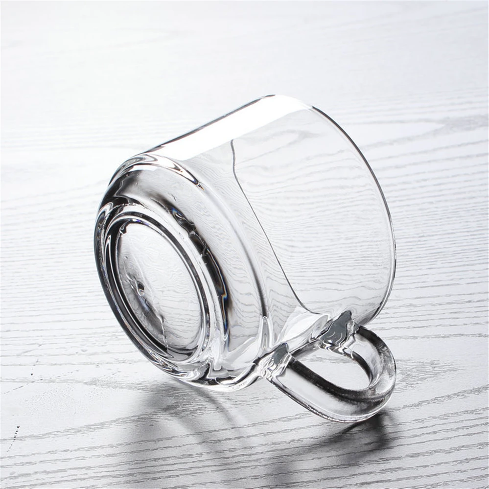 Hot Selling Custom Wholesale Christmas Gifts Glass Tea Cups and Saucer For Tea Coffee Latte