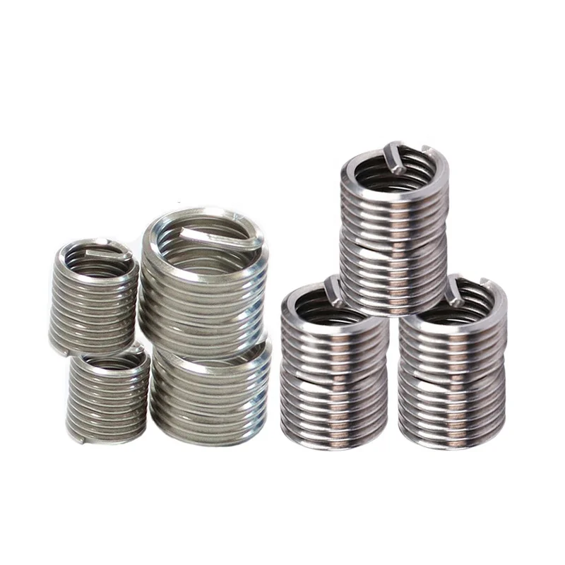 Machining Services Lock Type Threaded Inserts for Metal M12 1.5 Fasteners Cnc Threading Inserts