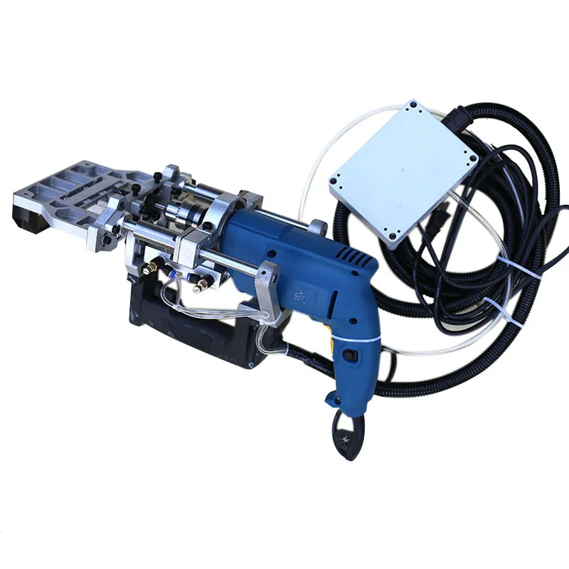 New model portable handheld side hole drilling machine for wood kitchen cabinet