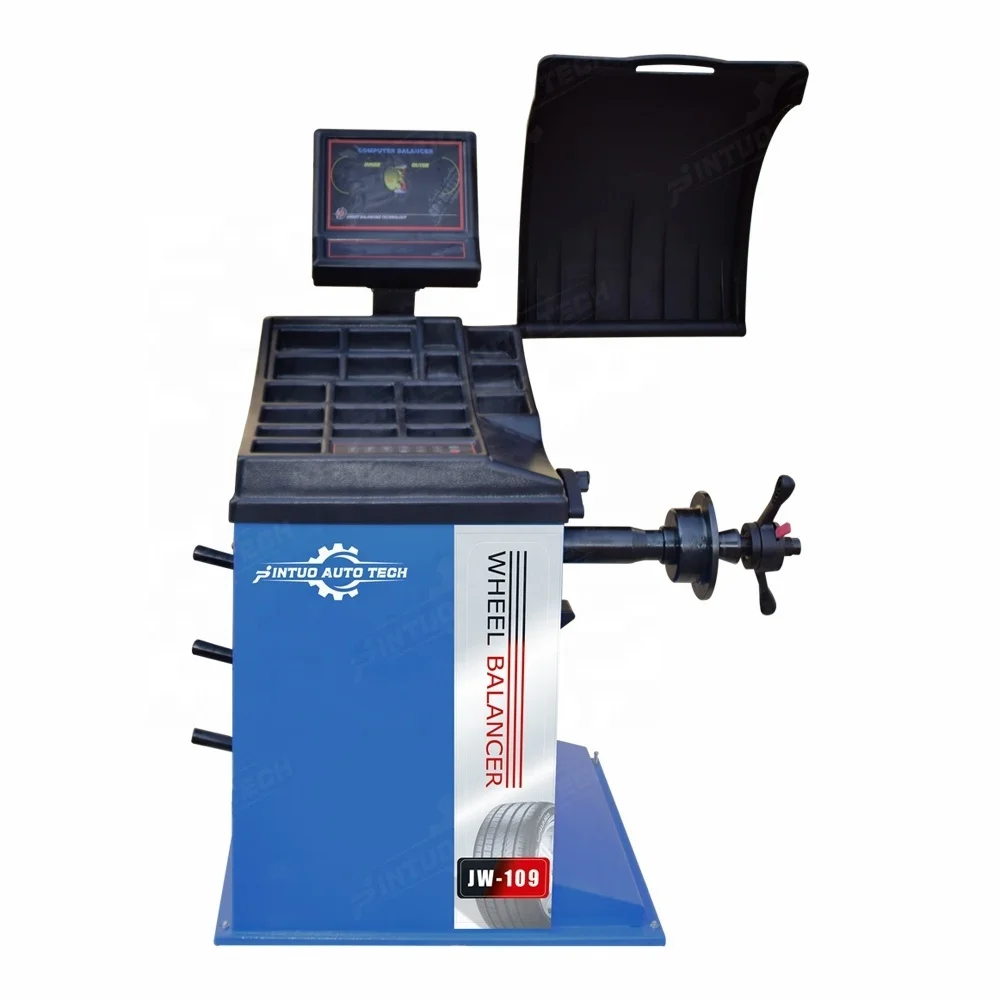 Semi-Manual Tire Changer & Wheel Balancer Machine Combo