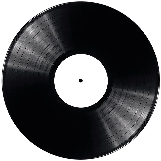 Виниловые украшения с этикетками в