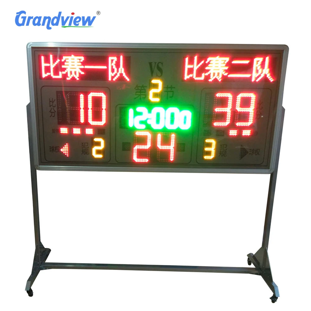 Drop Shipping Digital Electronic Basketball Score board Billiard Scoreboard Hockey Soccer Sports Led Scoreboard
