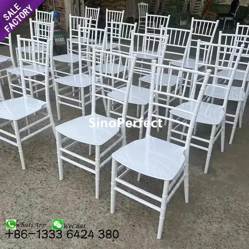 New Arrival Product Oval Round Back White Chair Luxury Stackable Plastic Resin Louis Chair For Events Wedding Party
