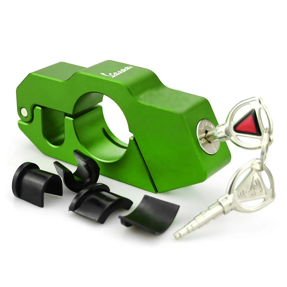 Motorcycle Handle Grip Lock Brake Lever Theft Protection Locks Red Accessories for Vespa GTS 250 300 Sprint Primavera 150 LX150