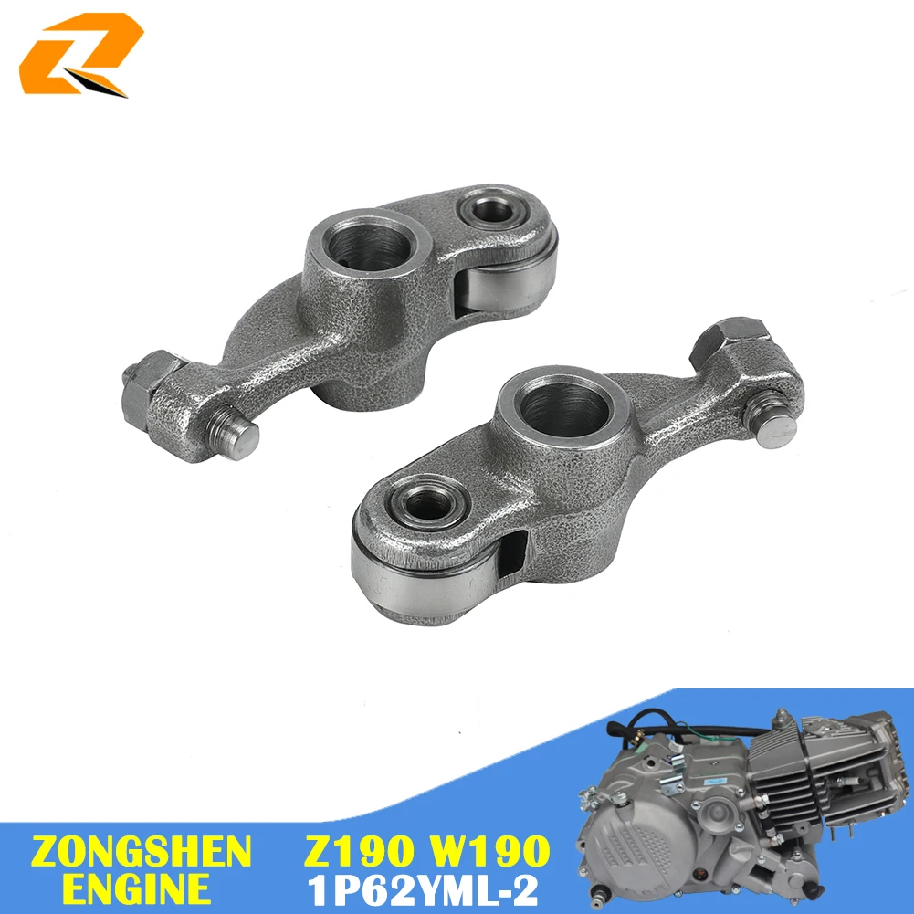 Motorcycle Valve Rocker Arms Rocker For ZONGSHEN 190cc Z190 W190 ZS1P62YML-2 Electric Starter Engine Dirt Pit Bike Atv Quad