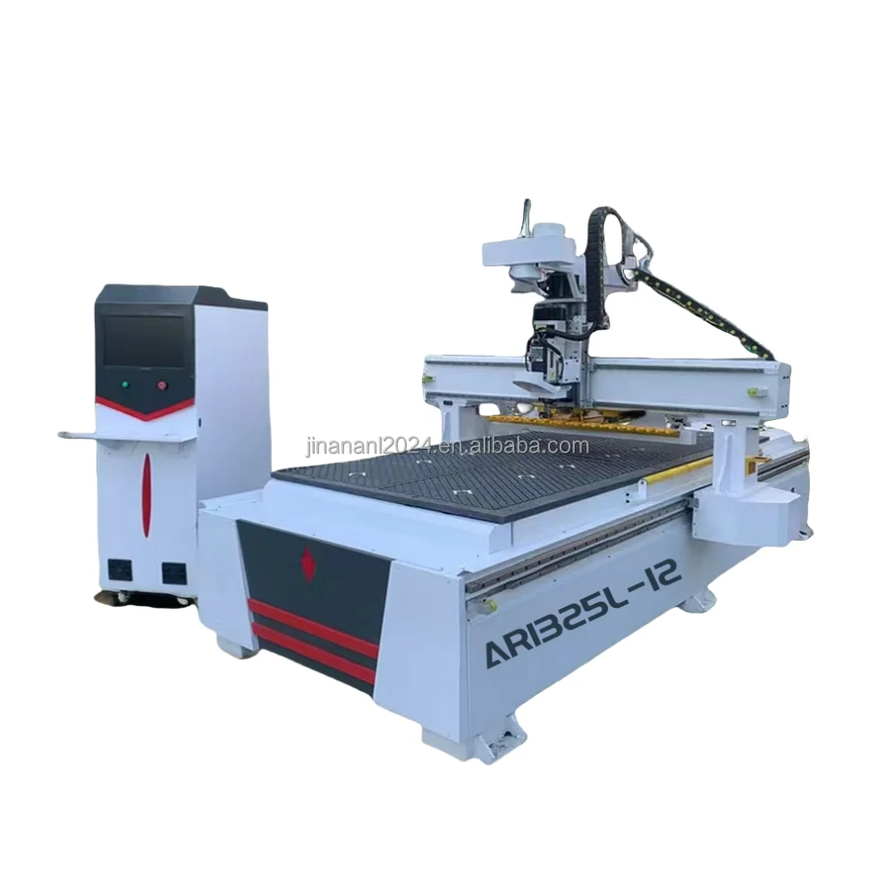 High quality Woodworking auto tool change AR1325L-12 ATC CNC Router with 12 pieces tools changer for furniture