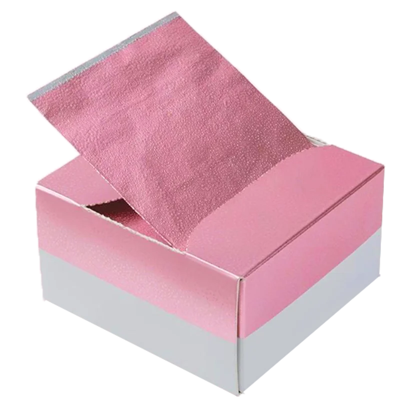 500 sheets pop up foils for hair color, aluminum foil sheets for salon, hairdressing foil