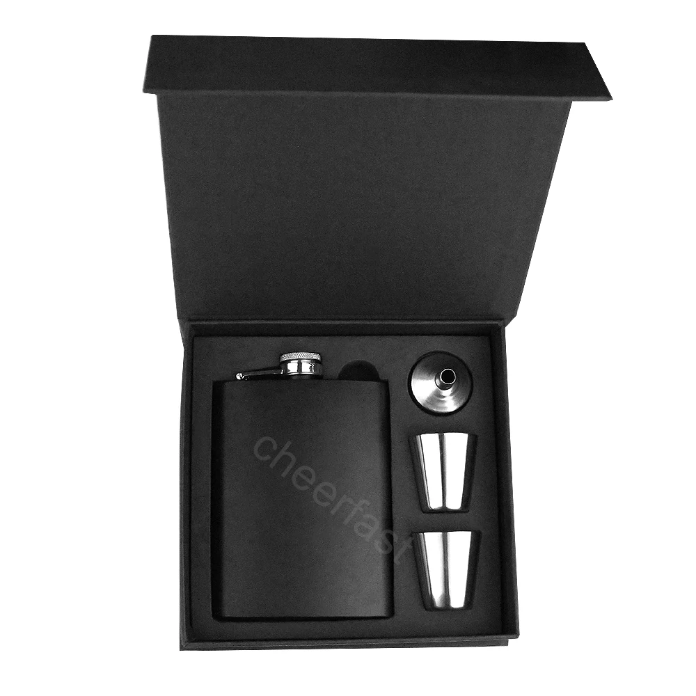 Custom Hip Flask With Funnel Kit a Nice Gift Hip Flask Stainless Steel Liquor Whiskey Spirits Drinks Wholesale Hip Flasks