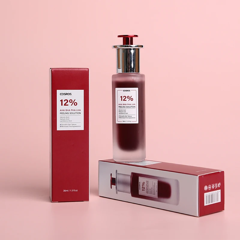 OEM Private Label Skin Care Serum Wrinkle Exfoliating AHA BHA Peeling Solution Anti Acne Blemishes Serum Skincare Products