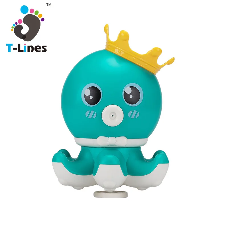 Wholesale plastic octopus spray water bathing game sprinkling bath toy for babies