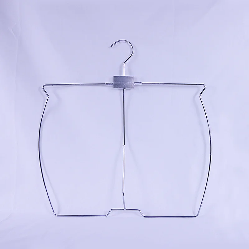Swimming Trunk Wire Form Hanger stainless steel holder boy swim wear pants frame bathing suit boxer shorts metal display hook