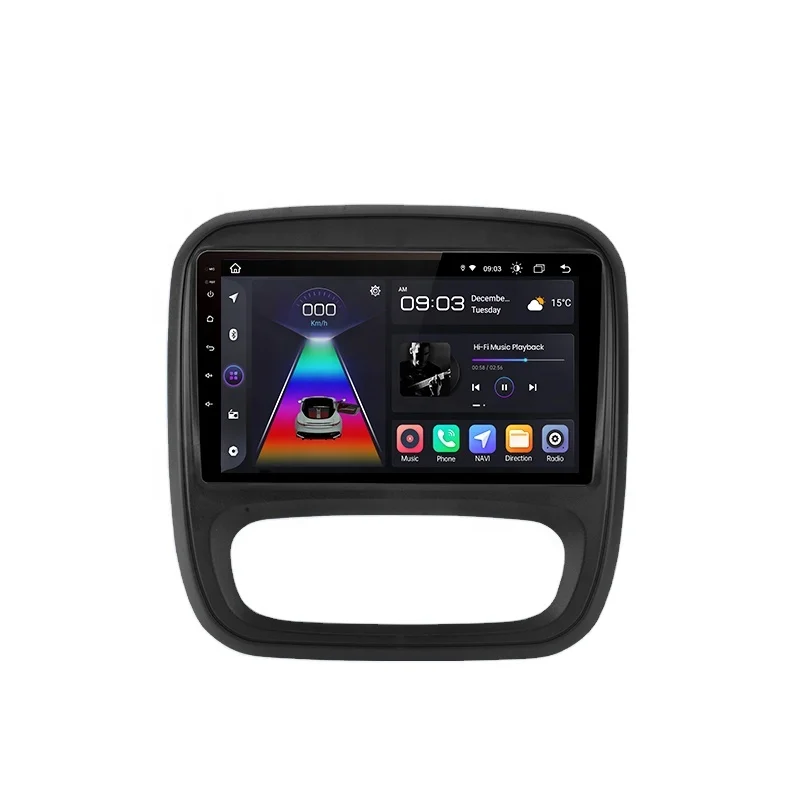 Junsun V1 EU Stock Wireless CarPlay Android Car Radio Navigation for Renault trafic opel vivaro 2015-2019 Autoradio Multimedia