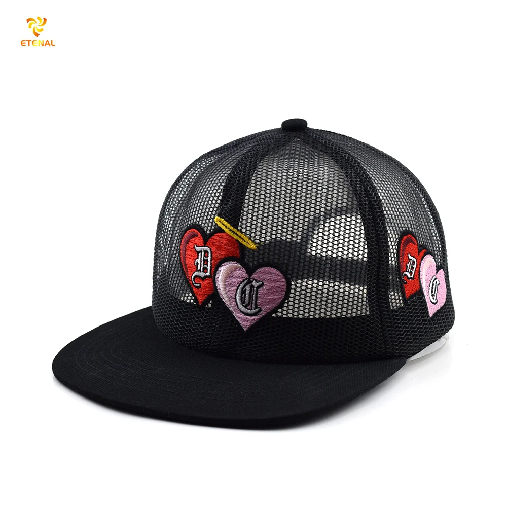 Full mesh baseball caps hats custom full mesh trucker hat