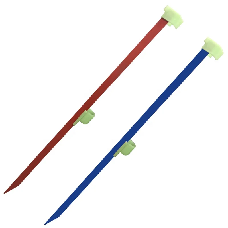 Hot Sale Fishing Aluminium Rod Rack With Green Glow Plastic Parts Offshore Fishing Accessories