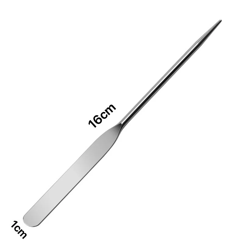 Factory SuppliesDouble Head Foundation Blending Plate Stainless Steel Liquid Foundation Scraper