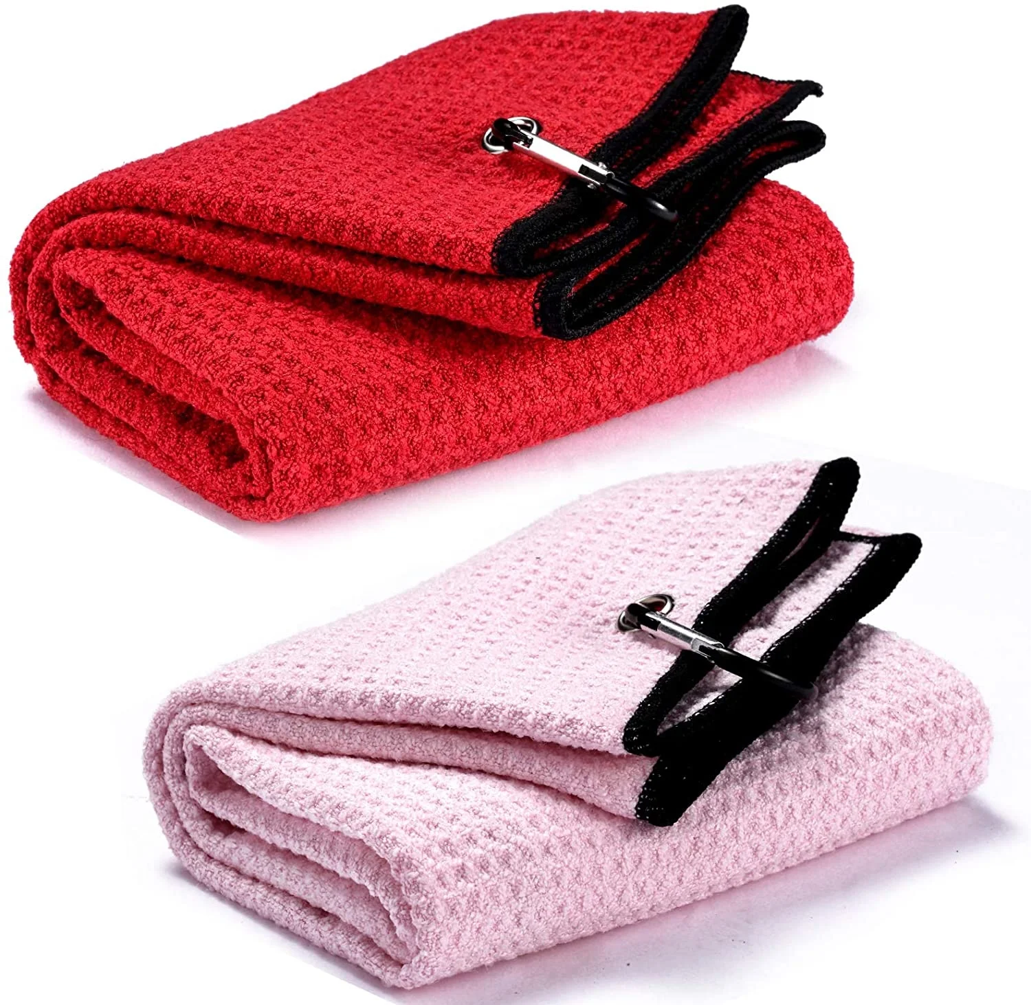 Вафельное полотенце из микрофибры с логотипом спортивное 23x15 дюймов для игроков в