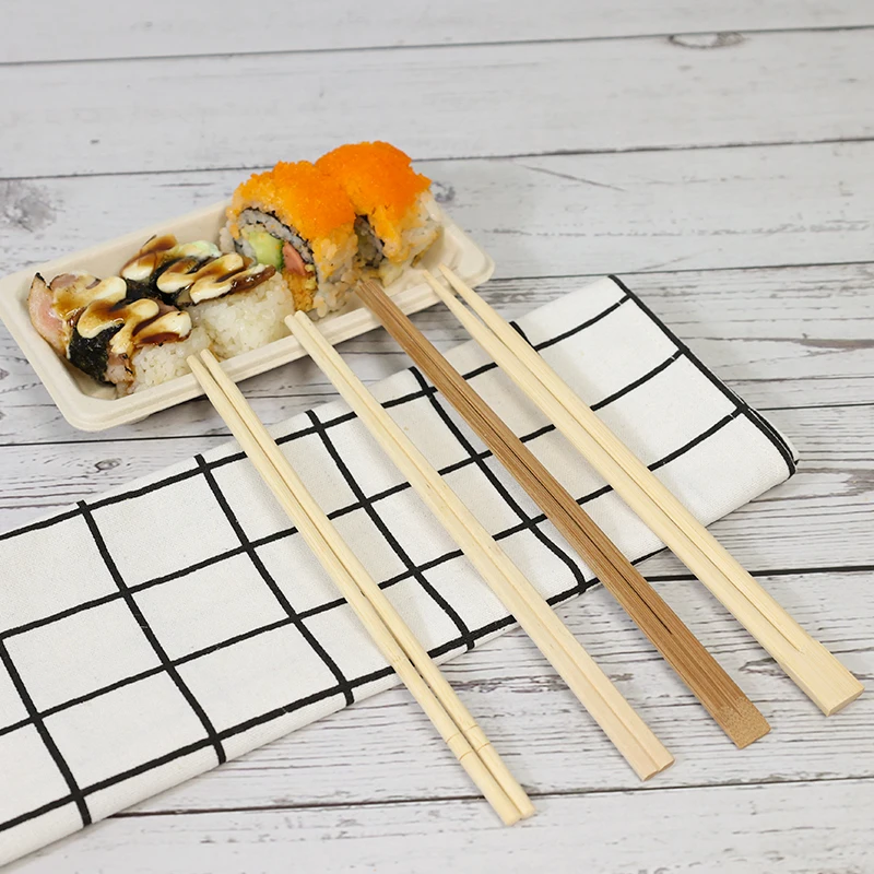 China wood Eco-Friendly Wrappedt Disposable Bamboo Wooden twins chopsticks