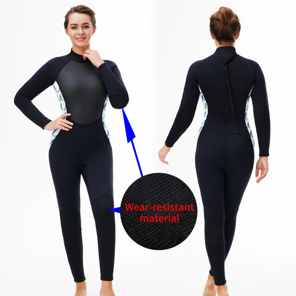 Hight Quality Anti UV Smooth Skin Diving Suit Neoprene Full Wetsuit For Diving Sports