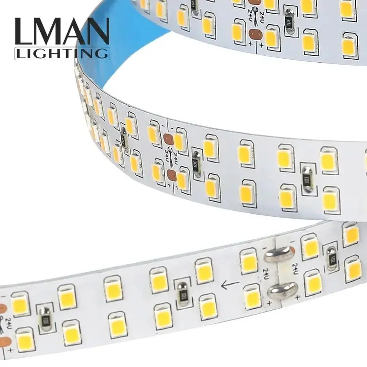 Высокая яркость IP20 голая доска SMD 2835 240 светодиоды/м Ширина 15 мм DC 24 В 20 Вт светодиодная веревочная лампа