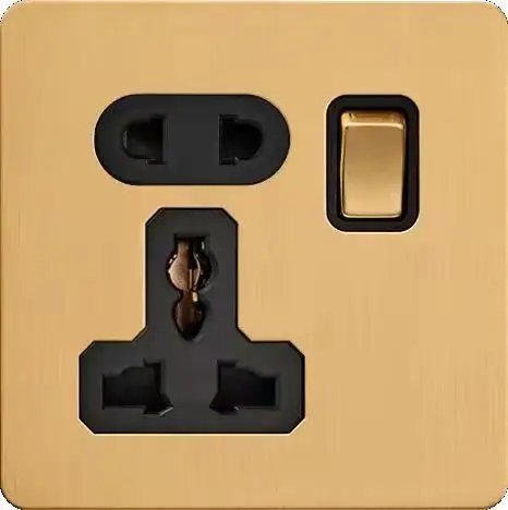 British standard light antique metal bronze 4 gang 4 position toggle switch 4 way