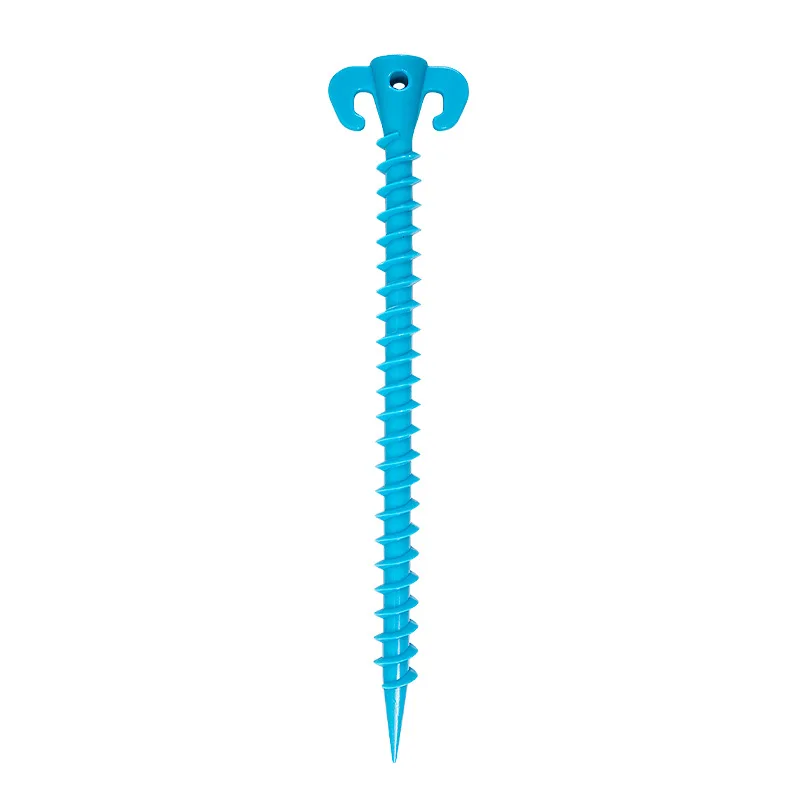 Camping accessories pointed ground spike plastic tent pegs stakes outdoor PP ABS camping nail