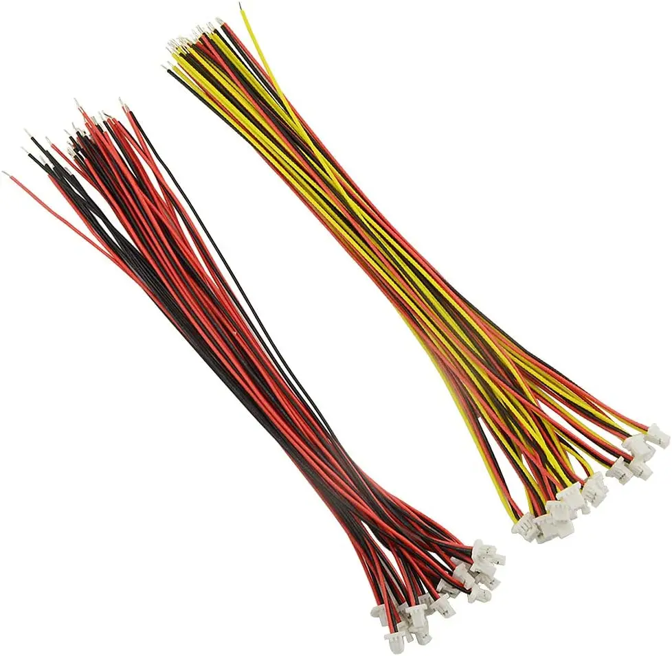 Custom JST SH JST-SH 1.0mm Pitch 2 3 4 5 6 7 8 10 Pin Crimped Terminal Connector Cable Assembly Silicone Wire Harness