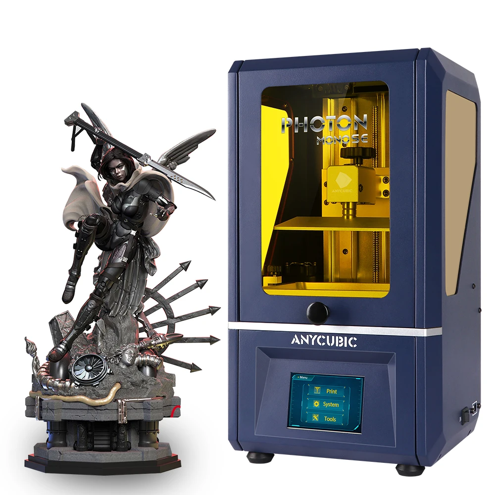 2020 Anycubic Photon-Zero полимерный 3d принтер SLA/LCD 405 УФ тихая печать и быстрая