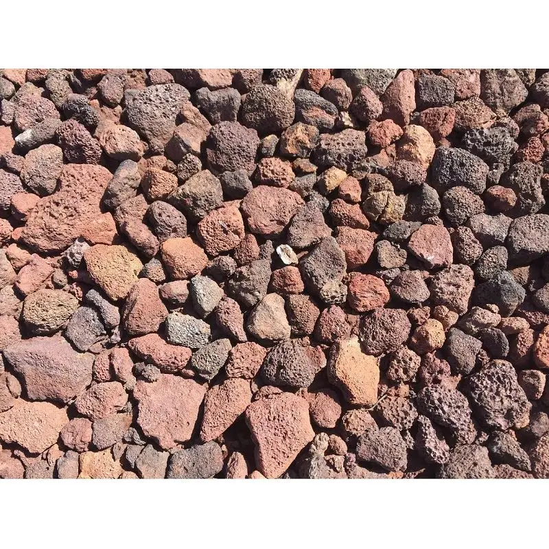 electric barbecue grill with lava rock