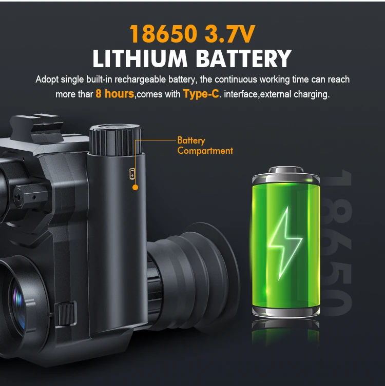 2023 New Outdoor Tactical night sight 1-5X Night Vision Scope NV200