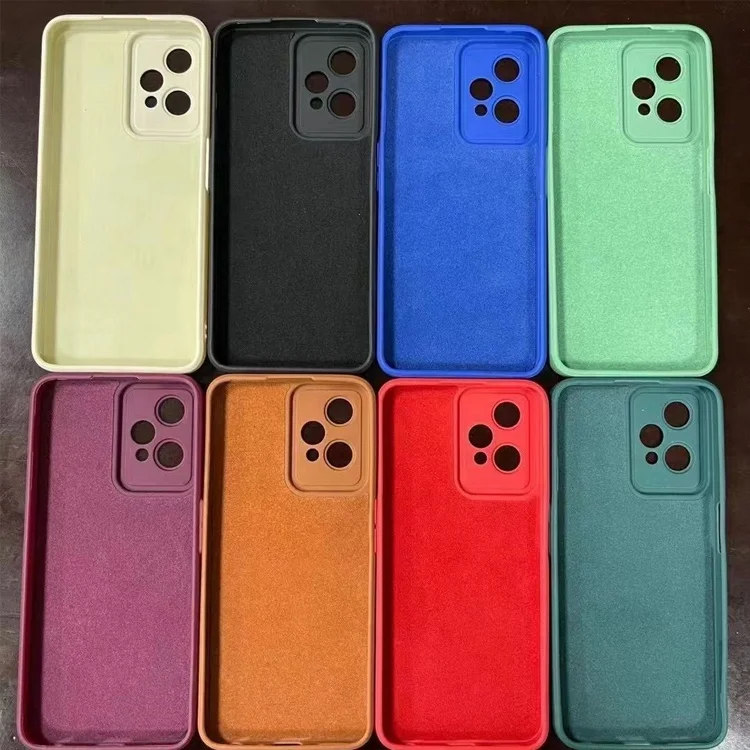 New Matte square phone case for iphone/oppo x5/realme 8/honor 50 Soft silicone tpu customized mobile cover