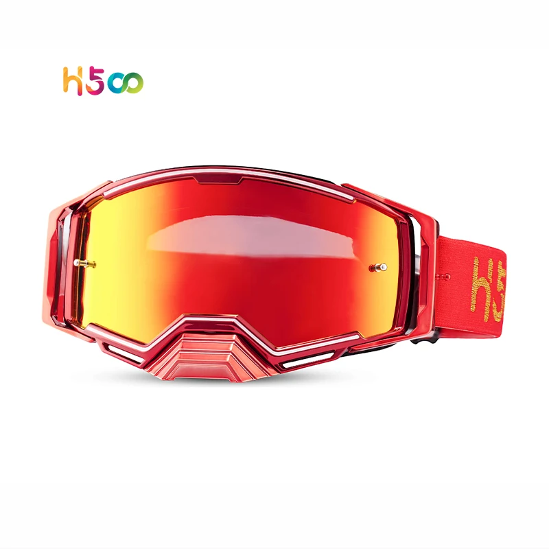 Tear off uv400 custom logo strap offroad riding dirt bike motorcycle glasses motorbike eyewear masque motocross goggles gafas
