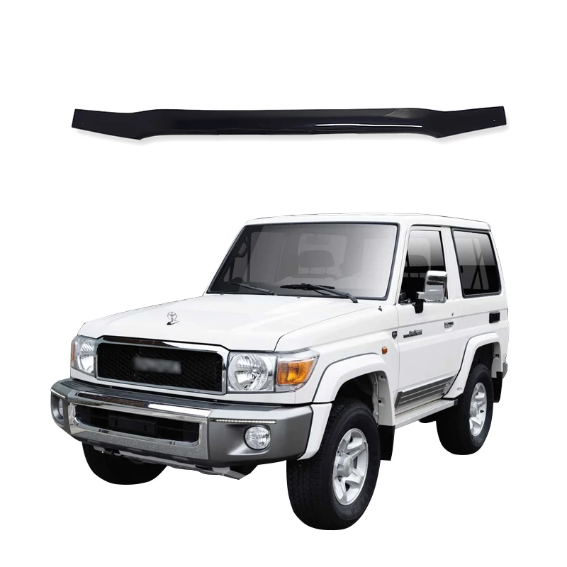 Австралия оптовая продажа акриловая защита капота дефлектор щит для Toyota land cruiser 2007 Fj70 70 серии аксессуары 2017