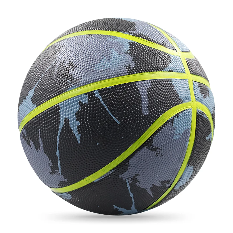 Custom Logo Printed Bulk Rubber Basketball size 7 basket ball
