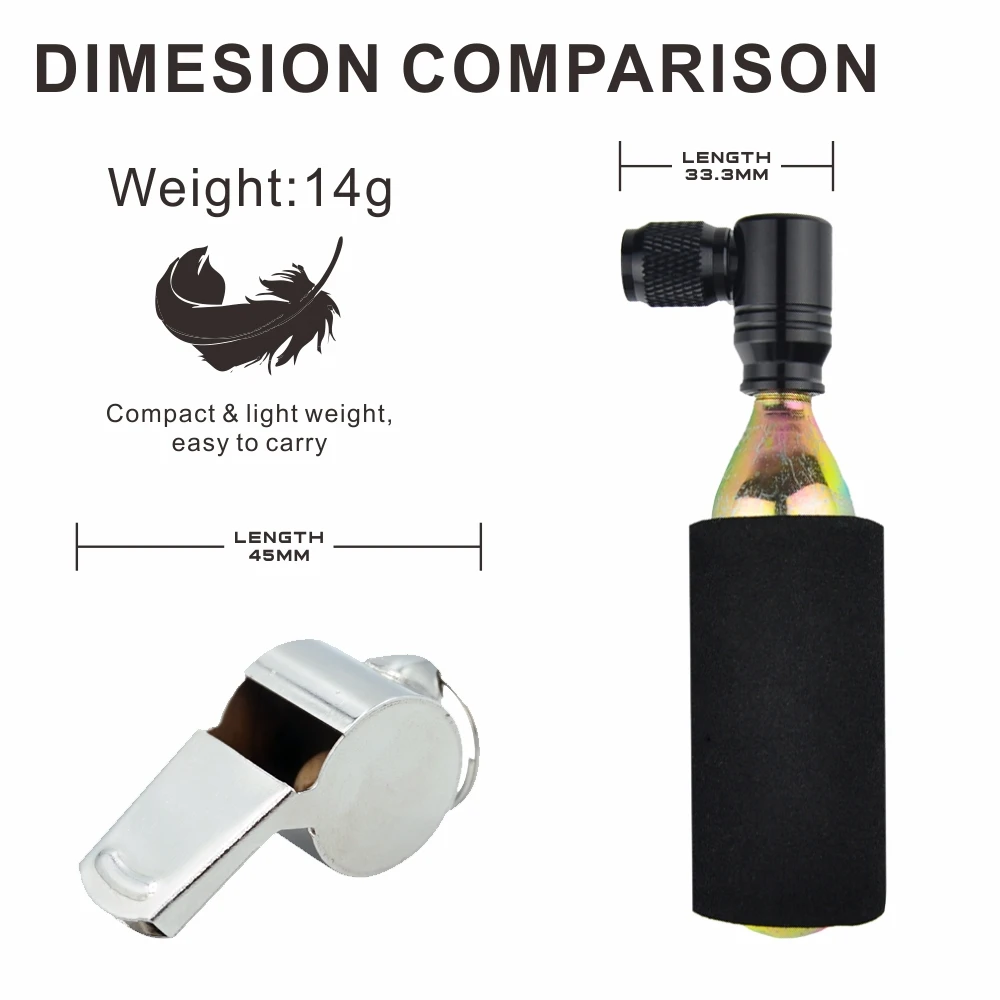 Bike Inflator Factory Supplier CO2 Inflator for Road Mountain Gravel Bike