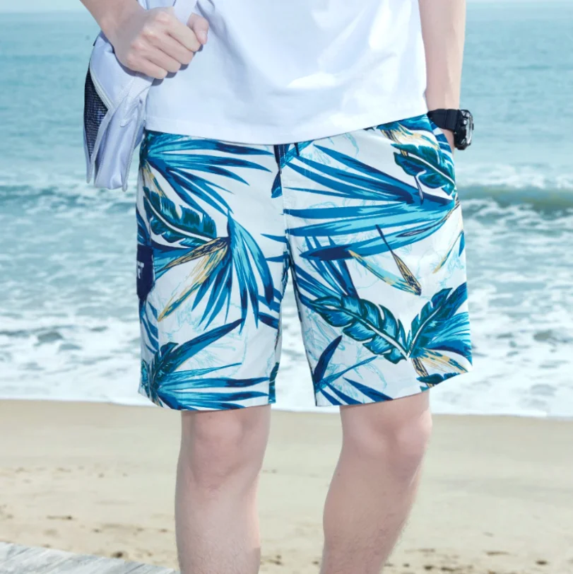 Swimming trunks for men summer cotton personalised beach pants board shorts mens
